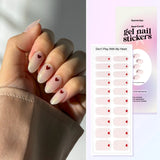 EyeCandys Don't Play With My Heart Gel Nail Sticker Set, view 4