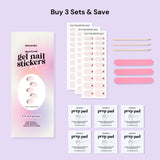 EyeCandys Don't Play With My Heart Gel Nail Sticker Set, view 5