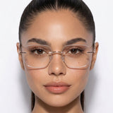 EyeCandys Dusk Rimless Rectangular, view 3