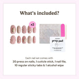 EyeCandys En Rose Press-On Nails, view 6