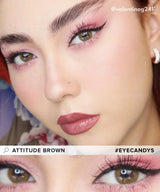 EyeCandys Attitude Glitter Brown (1 PAIR), view 4