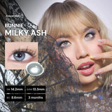 EyeCandys Bunnie Milky Ash Grey, view 2