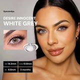 EyeCandys Desire Innocent White Grey, view 2