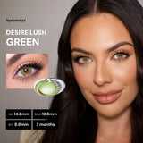 EyeCandys Desire Lush Green Toric for Astigmatism, view 2