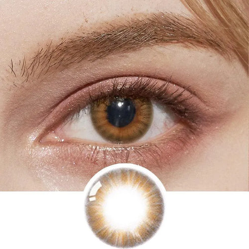 EyeCandys Pink Label Flirty Orange Brown