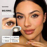EyeCandys Pink Label Big Ring Brown, view 2