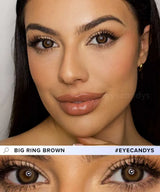 EyeCandys Pink Label Big Ring Brown, view 3