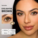 EyeCandys Pink Label Eyelighter Brown (Custom Toric for Astigmatism), view 2