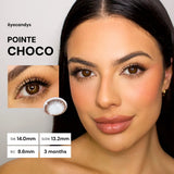 EyeCandys Pink Label Pointe Choco (Custom Toric for Astigmatism), view 2