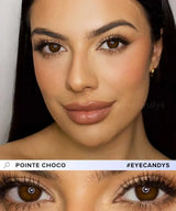 EyeCandys Pink Label Pointe Choco (Custom Toric for Astigmatism), view 3
