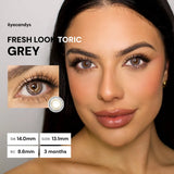 EyeCandys Pink Label Fresh Look Grey (Custom Toric for Astigmatism), view 2