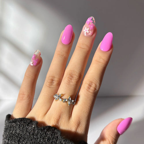 EyeCandys Flower Girlie Gel Nail Sticker Set