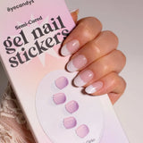 EyeCandys French Girlie Gel Nail Sticker Set, view 3