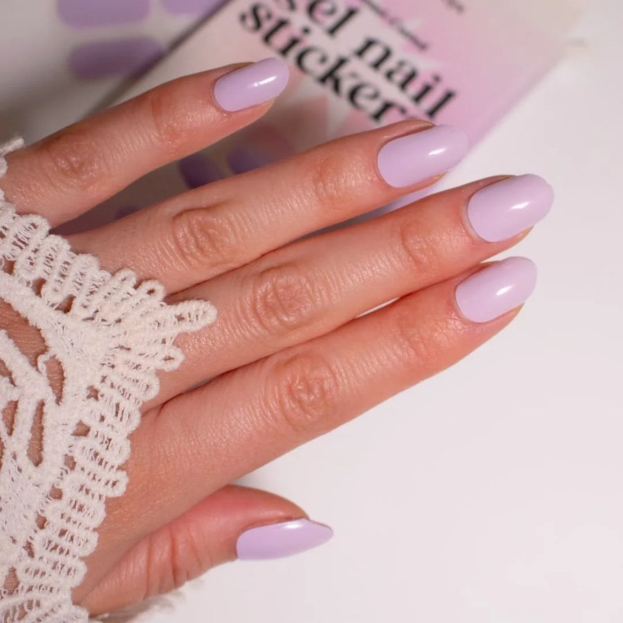 EyeCandys French Lavender Nail Sticker Set