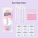 EyeCandys French Lavender Nail Sticker Set, view 5