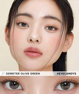 EyeCandys Gemhour Demeter 1-Day 13.5 Olive Green (10pk), view 4