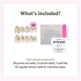 EyeCandys Gilt Lines Press-On Nails, view 6