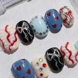EyeCandys Heartbreak Hotel Press-On Nails, view 4
