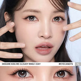 EyeCandys i-Sha Dekame Kiss Me 1-Day Cloudy Ring Grey (10pk), view 2