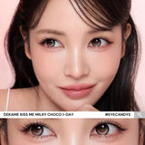 EyeCandys i-Sha Dekame Kiss Me 1-Day Milky Choco (10pk), view 2