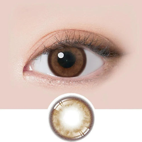 EyeCandys i-Sha Molton 1-Day Amber Brown (10pk)