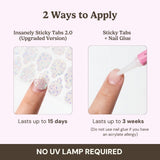EyeCandys Insanely Sticky Tabs 2.0 for Press-On Nails (390 pc), view 4