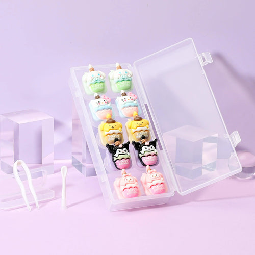 EyeCandys Kawaii Birthday Character Contact Lens Case Kit (5 Pairs)