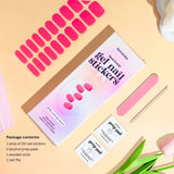 EyeCandys Lychee Gel Nail Sticker Set, view 4