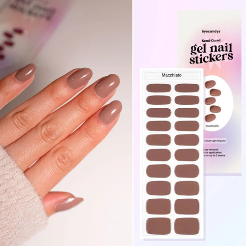 EyeCandys Macchiato Gel Nail Sticker Set
