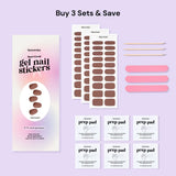 EyeCandys Macchiato Gel Nail Sticker Set, view 5