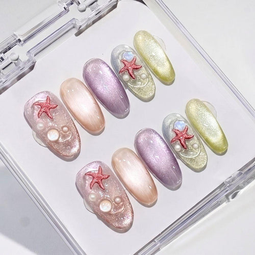EyeCandys Mermaid on Duty Press-On Nails