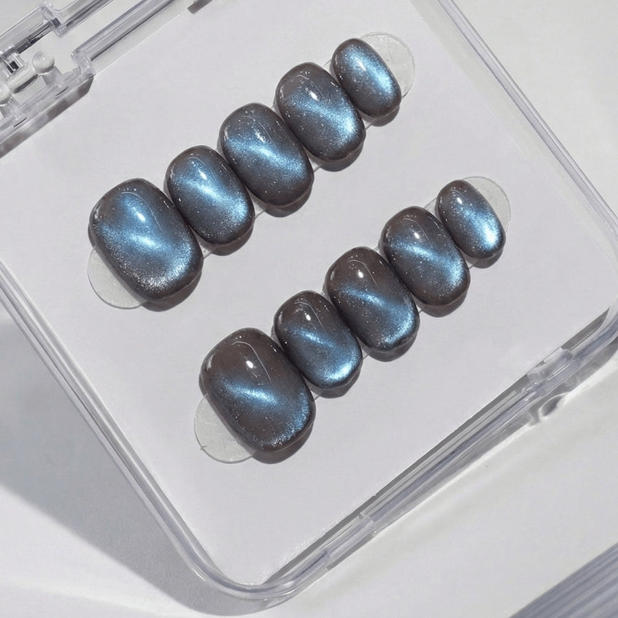 EyeCandys Midnight Cocoa Press-On Nails