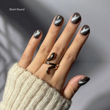 EyeCandys Midnight Cocoa Press-On Nails, view 3