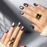 EyeCandys Midnight Cocoa Press-On Nails, view 4