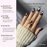 EyeCandys Midnight Cocoa Press-On Nails, view 6