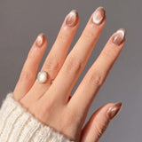 EyeCandys Mocha Mirror Press-On Nails, view 3