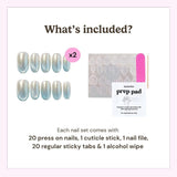 EyeCandys Moon Glass Press-On Nails, view 6