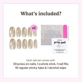 EyeCandys Moon Syrup Press-On Nails, view 6