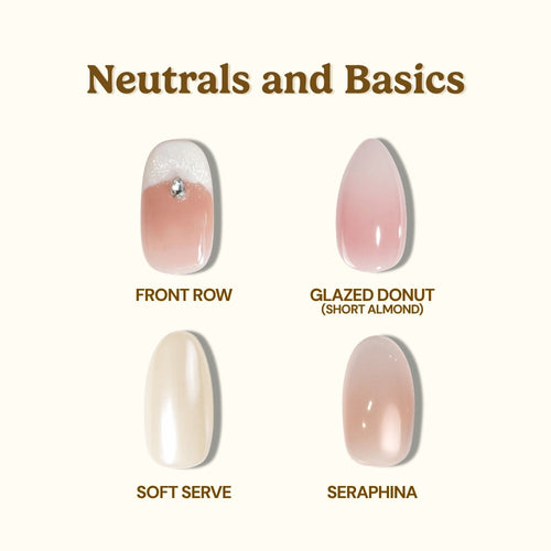 EyeCandys Neutrals & Basics Press-On Nail Set (4pk)