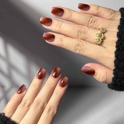 EyeCandys Night Plum Press-On Nails