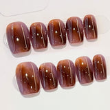 EyeCandys Night Plum Press-On Nails, view 3