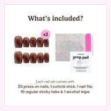 EyeCandys Night Plum Press-On Nails, view 6
