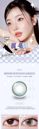 EyeCandys Olola Meow Vivid Havana Green, view 5