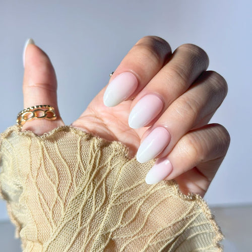 EyeCandys Peach Latte Gel Nail Sticker Set