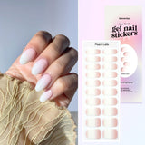 EyeCandys Peach Latte Gel Nail Sticker Set, view 2