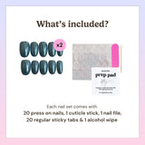 EyeCandys Peacock Press-On Nails, view 6