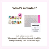 EyeCandys Petal Rave Press-On Nails, view 6