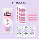 EyeCandys Pilates Princess Gel Nail Sticker Set, view 5