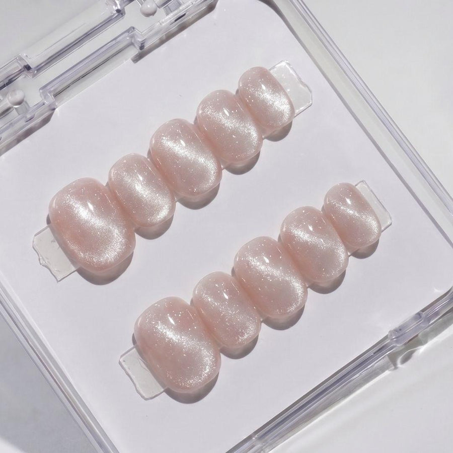 EyeCandys Pink Noise Press-On Nails