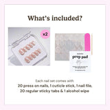 EyeCandys Pink Noise Press-On Nails, view 4